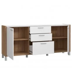 Norrwood Buffet Boyd I - Blanc / Imitation chêne -France Enfilades Soldes 2022 1000270252 210609 06160200251 DETAILS P000000001000270252