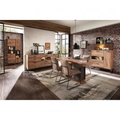 Red Living Buffet Meevoo II - Imitation chêne rustique / Graphite -France Enfilades Soldes 2022 1000273888 211022 131557000021 MOOD DETAILS P000000001000273888 mood