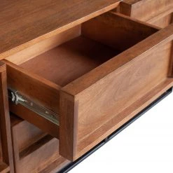 Red Living Commode Borro I - Manguier massif / Métal - Manguier / Noir -France Enfilades Soldes 2022 1000275678 210630 12481800368 DETAILS P000000001000275678