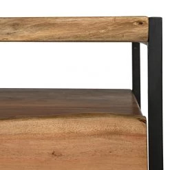 Ars manufacti Buffet Kaawo - Acacia massif / Métal - Acacia / Noir -France Enfilades Soldes 2022 1000276806 220713 050 DETAILS P000000001000276806