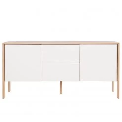 Studio Copenhagen Enfilade Maayka I - Partiellement en chêne massif - Blanc / Chêne clair -France Enfilades Soldes 2022 1000277378 220803 030 DETAILS P000000001000277378