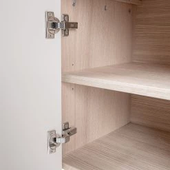 Studio Copenhagen Enfilade Maayka II - Partiellement en chêne massif - Blanc / Chêne clair -France Enfilades Soldes 2022 1000277388 220713 045 DETAILS P000000001000277388