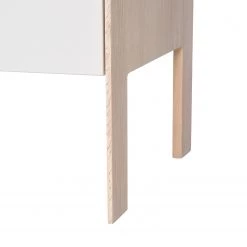 Studio Copenhagen Enfilade Maayka II - Partiellement en chêne massif - Blanc / Chêne clair -France Enfilades Soldes 2022 1000277388 220713 055 DETAILS P000000001000277388