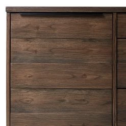 Red Living Buffet Berck - Placage en bois véritable - Chêne fumé / Noir -France Enfilades Soldes 2022 1000277640 210706 14081300068 DETAILS P000000001000277640