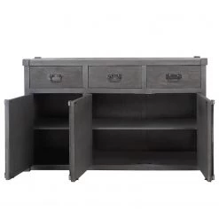 Wolf-Möbel Buffet Container - Acacia Gris -France Enfilades Soldes 2022 1000281790 220616 032 DETAILS P000000001000281790