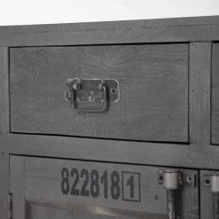 Wolf-Möbel Buffet Container - Acacia Gris -France Enfilades Soldes 2022 1000281790 220616 035 DETAILS P000000001000281790