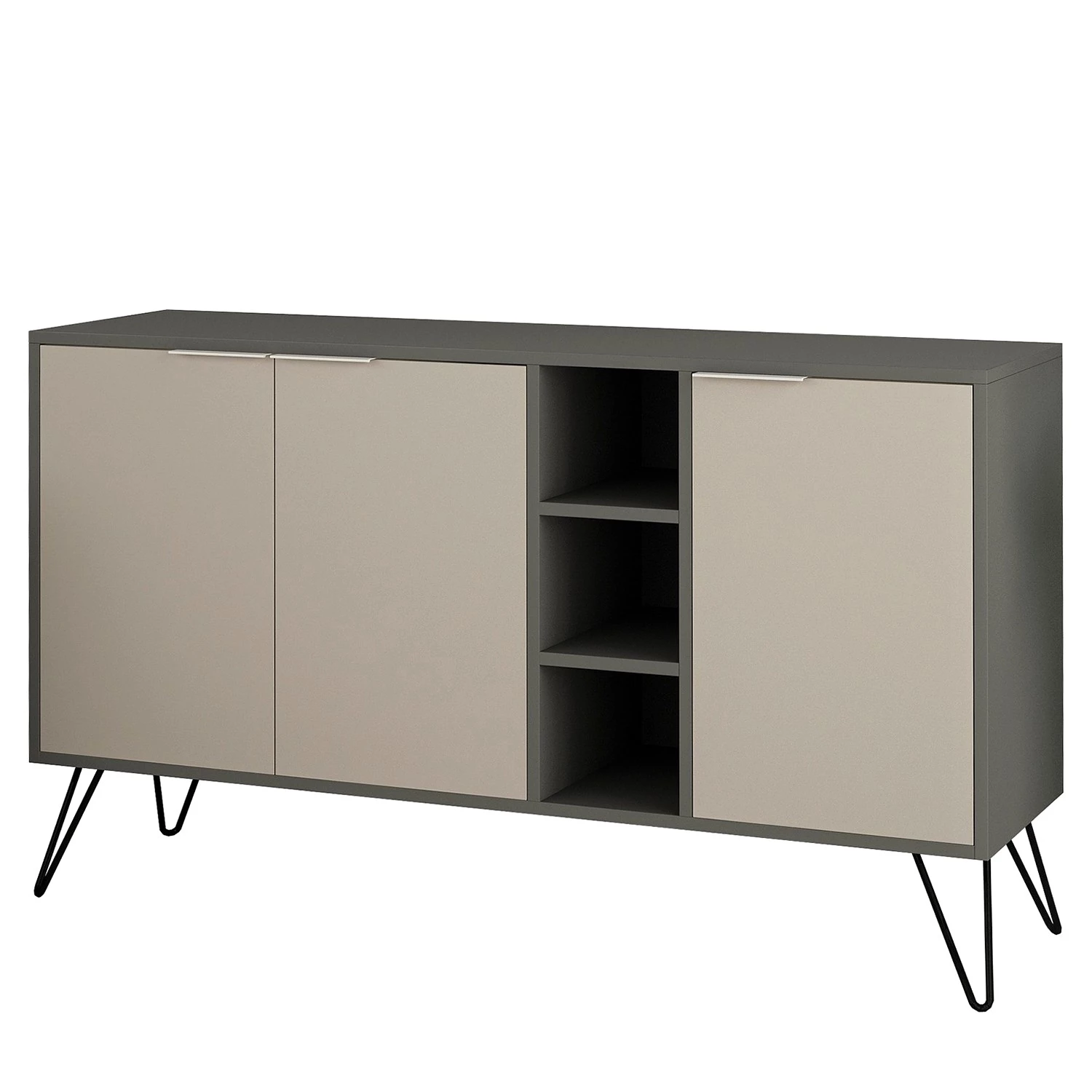 Loftscape Buffet Caceres - Métal - Moka / Gris 3 Loftscape Buffet Caceres - Métal - Moka / Gris