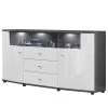 Loftscape Buffet Intento II - Blanc brillant / anthracite -France Enfilades Soldes 2022 1000288166 210827 12095400008 IMAGE P000000001000288166