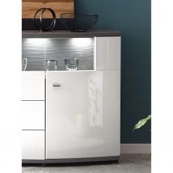 Loftscape Buffet Intento II - Blanc brillant / anthracite 18 Loftscape Buffet Intento II - Blanc brillant / anthracite -France Enfilades Soldes 2022 1000288166 210827 12095400014 DETAILS P000000001000288166
