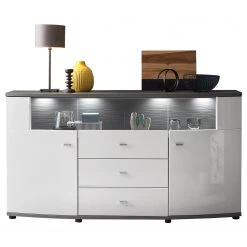 Loftscape Buffet Intento II - Blanc brillant / anthracite 19 Loftscape Buffet Intento II - Blanc brillant / anthracite -France Enfilades Soldes 2022 1000288166 210827 12095400015 DETAILS P000000001000288166