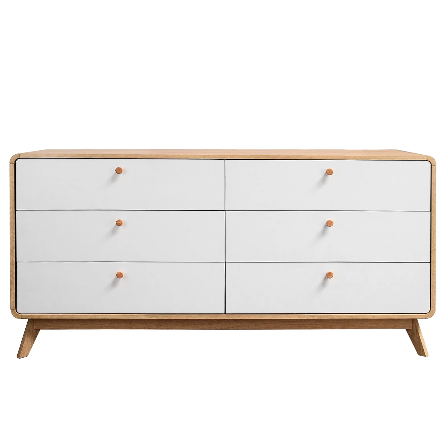 Norrwood Enfilade Chelan - Blanc / Imitation chêne 5 Norrwood Enfilade Chelan - Blanc / Imitation chêne – Image 3