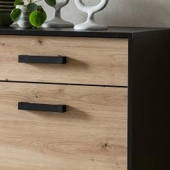 Norrwood Buffet Argenteuil - Imitation chêne artisan / Noir 17 Norrwood Buffet Argenteuil - Imitation chêne artisan / Noir -France Enfilades Soldes 2022 1000304823 211027 10522300184 DETAILS P000000001000304823