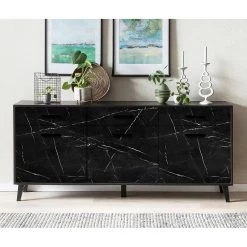 Jack & Alice Enfilade Fintel I - Imitation marbre noir / Noir -France Enfilades Soldes 2022 1000307050 211110 08234400066 MOOD DETAILS P000000001000307050 mood