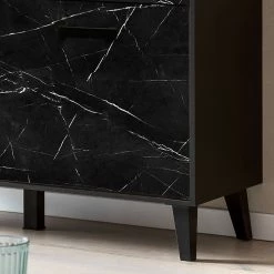 Jack & Alice Enfilade Fintel II - Imitation marbre noir / Noir -France Enfilades Soldes 2022 1000307051 211110 08234500086 DETAILS P000000001000307051