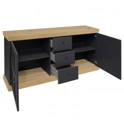 Ridgevalley Buffet Maiossa I - Anthracite / Imitation chêne -France Enfilades Soldes 2022 1000307114 211109 16471600098 DETAILS P000000001000307114