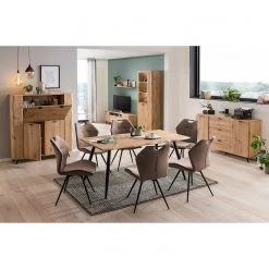 Ars Natura Buffet Dorchester - Imitation chêne artisan -France Enfilades Soldes 2022 1000309601 211118 06583500045 MOOD DETAILS P000000001000309601 mood