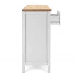 Ridgevalley Buffet Bombita III - Blanc / Imitation chêne artisan -France Enfilades Soldes 2022 1000310613 211118 060556000121 DETAILS P000000001000310613