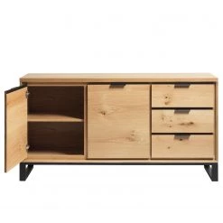 Loftscape Enfilade Limoges - Placage en bois véritable / Métal -Chêne / Noir -France Enfilades Soldes 2022 1000319435 220107 101929000119 DETAILS P000000001000319435