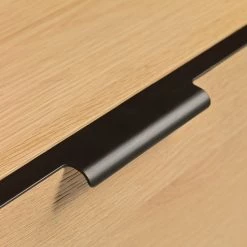 Loftscape Enfilade Limoges - Placage en bois véritable / Métal -Chêne / Noir -France Enfilades Soldes 2022 1000319435 220107 101929000129 DETAILS P000000001000319435