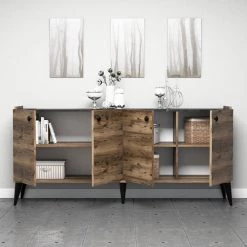 Red Living Buffet Korfu - Imitation noyer 11 Red Living Buffet Korfu - Imitation noyer -France Enfilades Soldes 2022 1000333738 220302 022 MOOD DETAILS P000000001000333738 mood