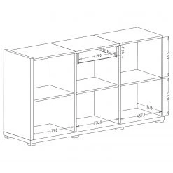 Loftscape Buffet Lahntal -France Enfilades Soldes 2022 1000340000 220317 501 SKETCH DETAILS P000000001000340000 sketch