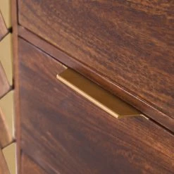 Red Living Buffet Nook - Manguier massif / Métal - Manguier / Doré -France Enfilades Soldes 2022 1000341969 220331 031 DETAILS P000000001000341969