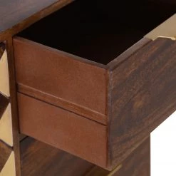 Red Living Buffet Nook - Manguier massif / Métal - Manguier / Doré -France Enfilades Soldes 2022 1000341969 220331 032 DETAILS P000000001000341969