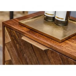 Red Living Buffet Nook - Manguier massif / Métal - Manguier / Doré -France Enfilades Soldes 2022 1000341969 220517 033 DETAILS P000000001000341969