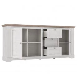 Ridgevalley Buffet Sandvik II - Imitation chêne blanc / Imitation chêne Nelson -France Enfilades Soldes 2022 1000342497 220331 040 DETAILS P000000001000342497