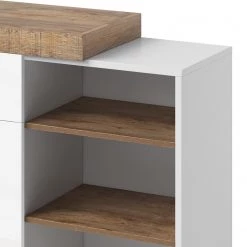 Loftscape Buffet Shipley I - Blanc brillant / Imitation chêne 13 Loftscape Buffet Shipley I - Blanc brillant / Imitation chêne -France Enfilades Soldes 2022 1000342827 220412 050 DETAILS P000000001000342827