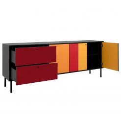 Loftscape Meuble TV Modern Art - Multicolore 17 Loftscape Meuble TV Modern Art - Multicolore -France Enfilades Soldes 2022 1000344592 220407 031 DETAILS P000000001000344592