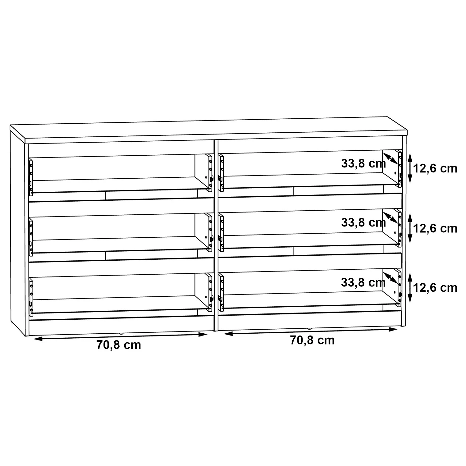 Loftscape Enfilade Optima II - Imitation chêne de Sonoma 6 Loftscape Enfilade Optima II - Imitation chêne de Sonoma – Image 4