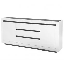 Loftscape Buffet Accra - Blanc / Anthracite