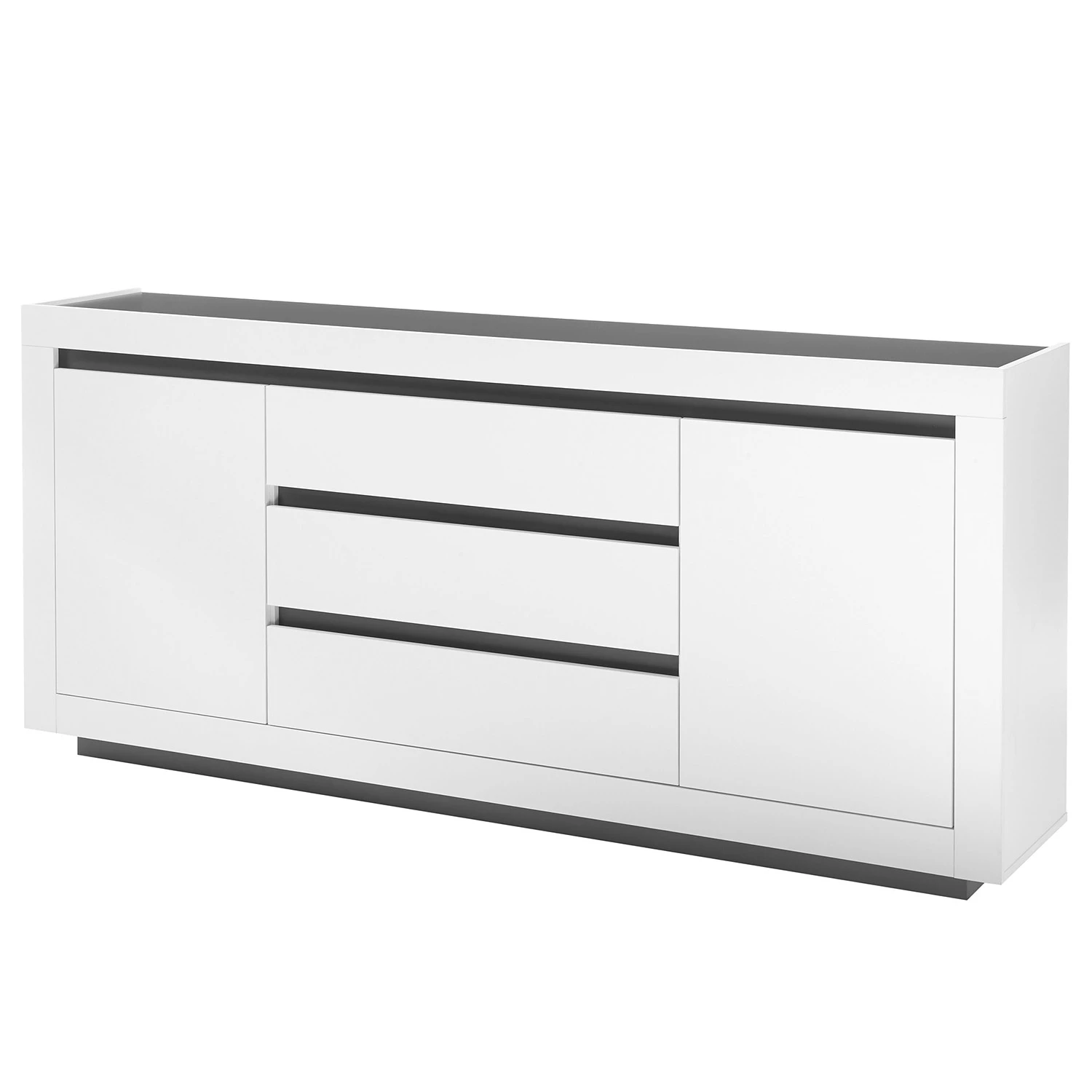 Loftscape Buffet Accra - Blanc / Anthracite 3 Loftscape Buffet Accra - Blanc / Anthracite