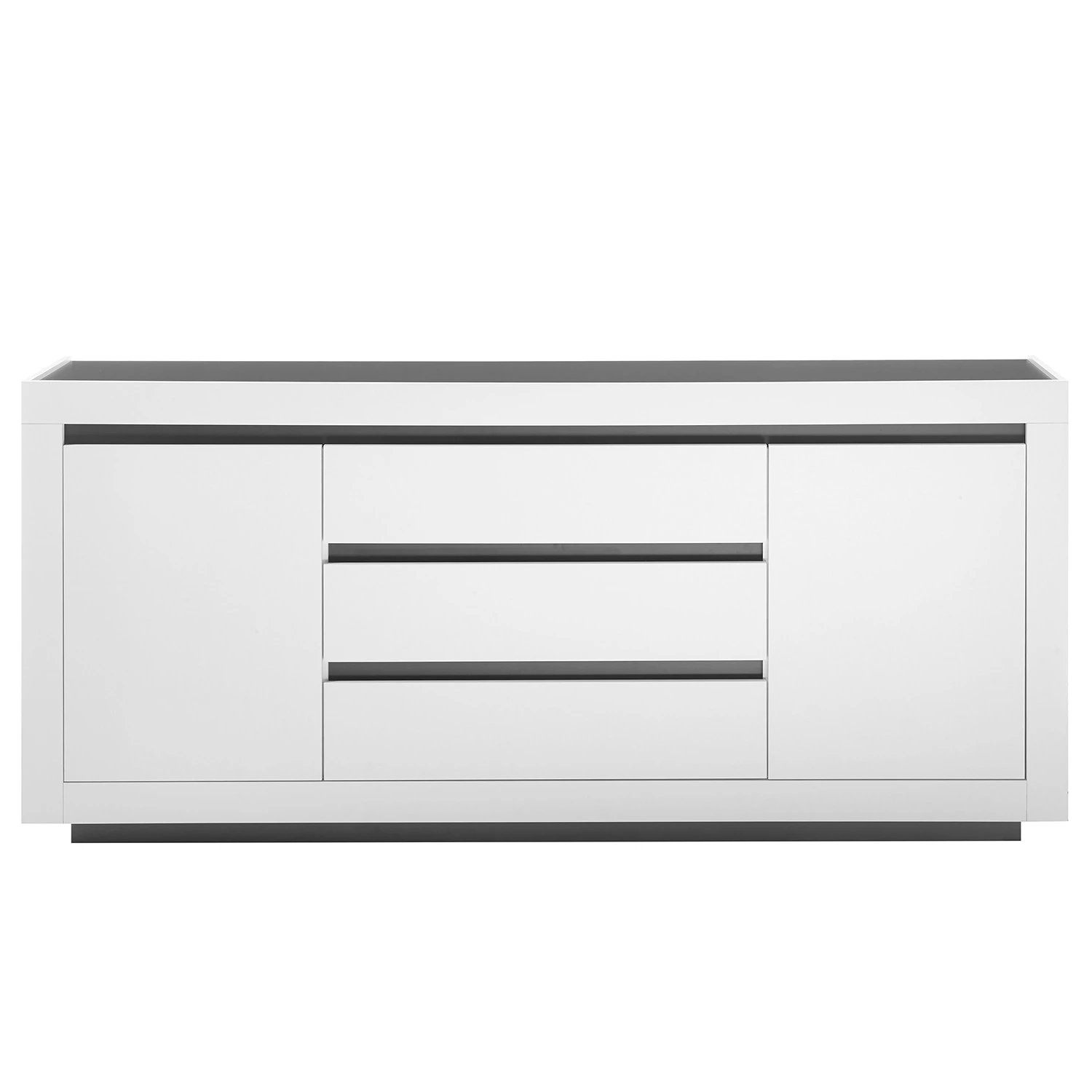 Loftscape Buffet Accra - Blanc / Anthracite 7 Loftscape Buffet Accra - Blanc / Anthracite – Image 5