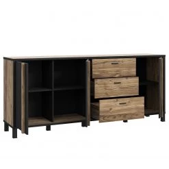 Red Living Buffet Vallegrande II - Imitation pin des Alpes / Noir 13 Red Living Buffet Vallegrande II - Imitation pin des Alpes / Noir -France Enfilades Soldes 2022 1000356708 220603 032 DETAILS P000000001000356708