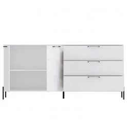 Loftscape Buffet Ozora II - Blanc brillant / Blanc mat -France Enfilades Soldes 2022 1000356715 220603 031 DETAILS P000000001000356715