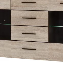 Loftscape Buffet Taradale - Avec éclairage inclus - Imitation chêne Sonoma 11 Loftscape Buffet Taradale - Avec éclairage inclus - Imitation chêne Sonoma -France Enfilades Soldes 2022 1000357994 220616 041 DETAILS P000000001000357994