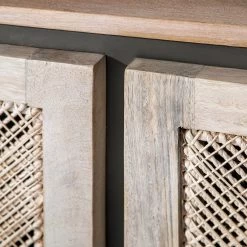 Ridgevalley Enfilade Lumby II - Manguier massif - Manguier clair / Gris -France Enfilades Soldes 2022 1000359923 220621 050 DETAILS P000000001000359923