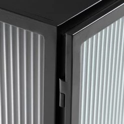 Loftscape Buffet Tete - Verre / Métal - Noir -France Enfilades Soldes 2022 1000363985 220714 040 DETAILS P000000001000363985