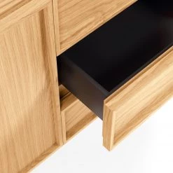 Red Living Buffet Tabora - Placage en bois véritable - Chêne -France Enfilades Soldes 2022 1000363989 220714 045 DETAILS P000000001000363989