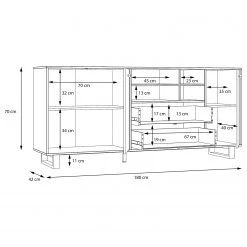 Red Living Buffet Trylith I - Imitation chêne rustique / Noir 31 Red Living Buffet Trylith I - Imitation chêne rustique / Noir -France Enfilades Soldes 2022 1000364622 220719 501 SKETCH DETAILS P000000001000364622 sketch
