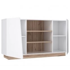 Loftscape Buffet Camolin - Blanc brillant / Imitation chêne -France Enfilades Soldes 2022 1000364884 220722 031 DETAILS P000000001000364884