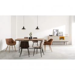 Studio Copenhagen Buffet Caspito - Chêne / Gris clair -France Enfilades Soldes 2022 esstisch atelier akazie massiv metall lava 4487172