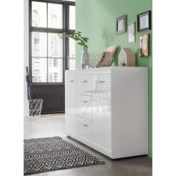 Germania Buffet Adana - Blanc brillant 13 Germania Buffet Adana - Blanc brillant -France Enfilades Soldes 2022 sideboard adana hochglanz weiss 5188200