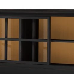 Maison Belfort Buffet Azjana I - Noir / Pin couleur miel -France Enfilades Soldes 2022 sideboard azjana i pinie teilmassiv schwarz pinie honig 3394801