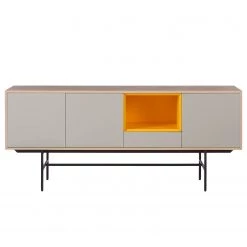 Studio Copenhagen Buffet Caspito - Chêne / Gris clair -France Enfilades Soldes 2022 sideboard caspito hellgrau eiche 4373640