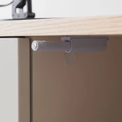 Studio Copenhagen Buffet Caspito - Chêne / Gris clair -France Enfilades Soldes 2022 sideboard caspito hellgrau eiche 4373672