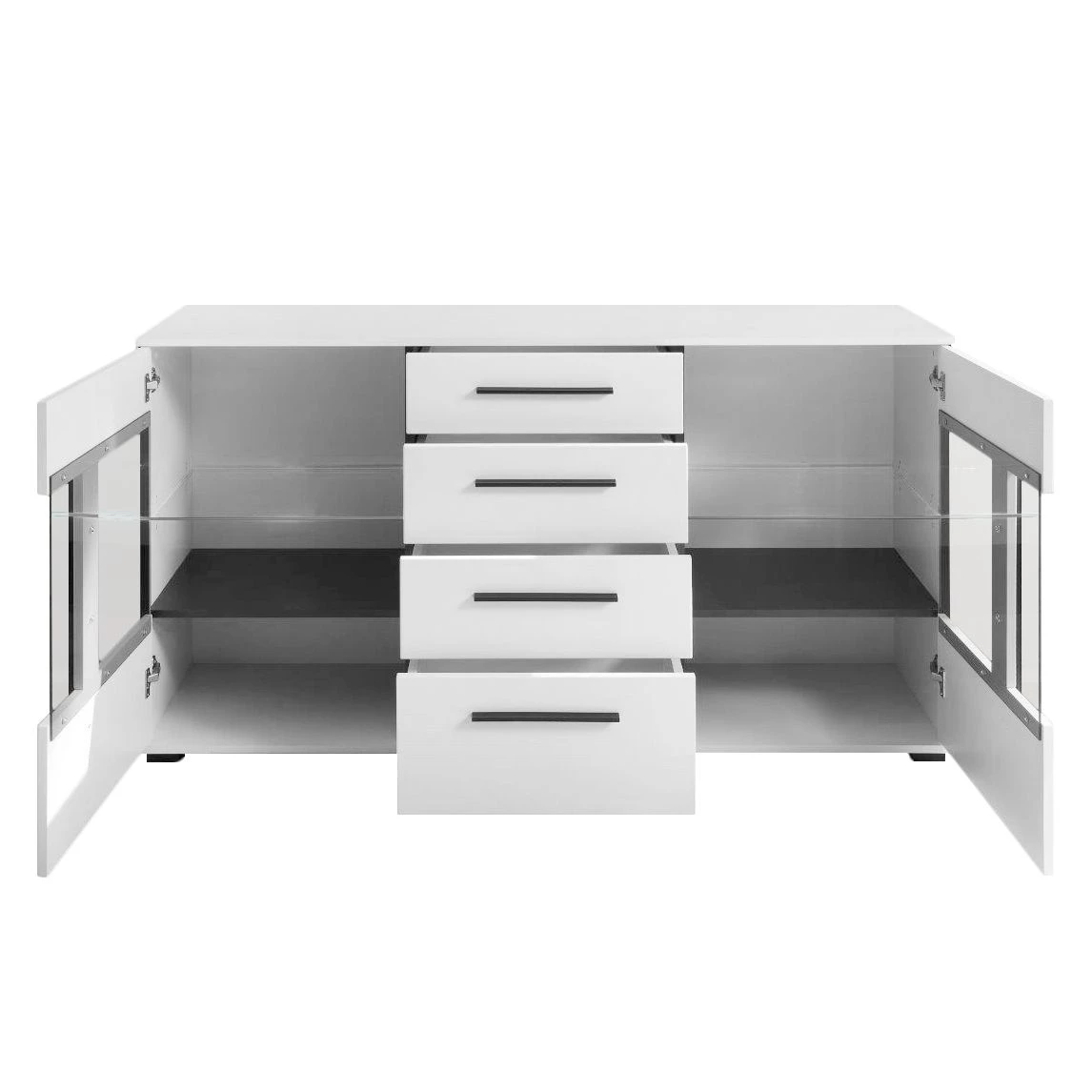 Roomscape Buffet Farson - Blanc brillant / Blanc 5 Roomscape Buffet Farson - Blanc brillant / Blanc – Image 3