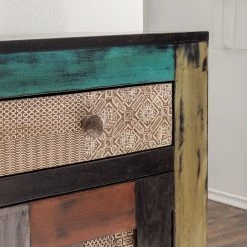 Wolf-Möbel Buffet Goa I - Partiellement en manguier massif -France Enfilades Soldes 2022 sideboard goa i akazie mango teilmassiv mehrfarbig 4017648